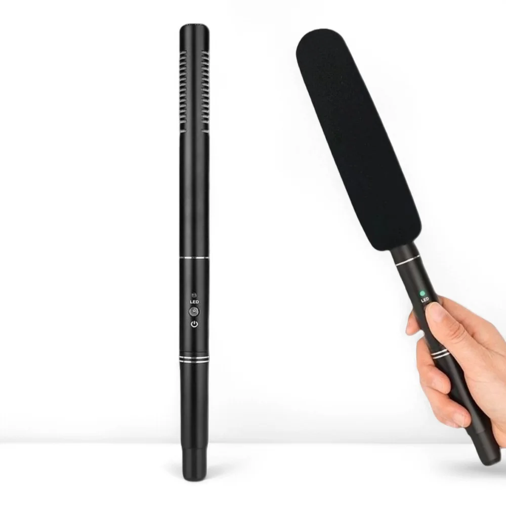 

Беспроводной микрофон для интервью для телефонов Android и Apple, зеркальных камер, универсальный. Микрофон для прямой трансляции интервью на открытом воздухе