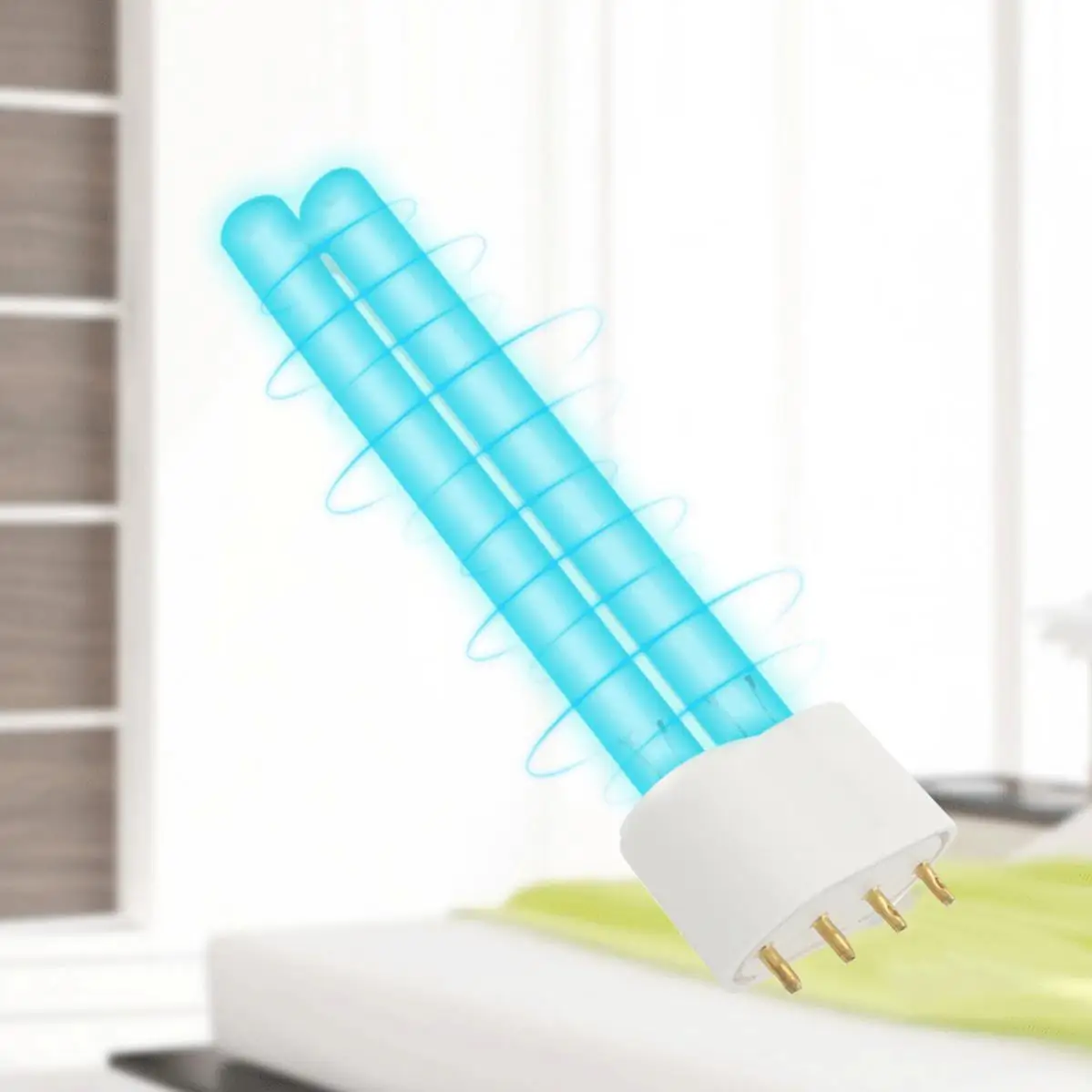 Lampe à tube ultraviolet 2G11, 4 broches, 18W, 24W, 36W, 40W, 55W, lampe de purification UVC pour salon