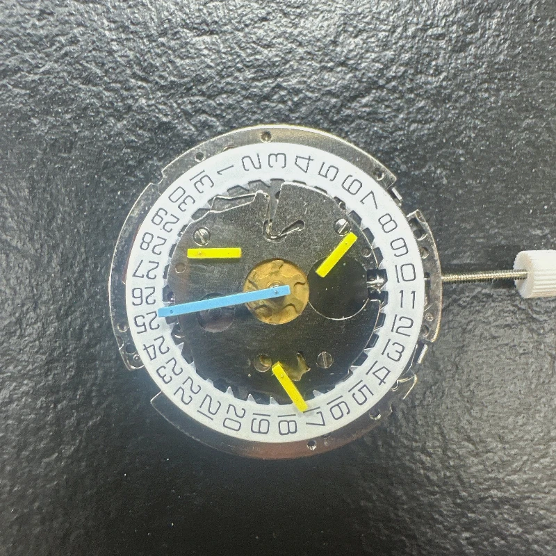 Reloj de cuarzo ISA 8161 original con movimiento de seis pines en lugar del movimiento 8171 con batería 927, accesorios para reloj