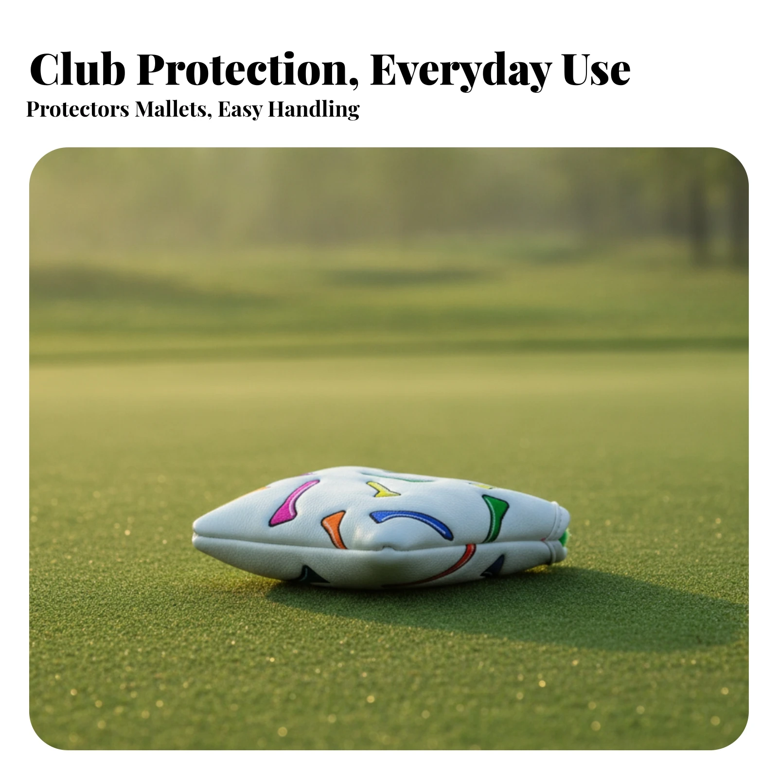 Golf Club Head Cover Snug Head Cover with Soft Soft Lining for Golfers, Travel