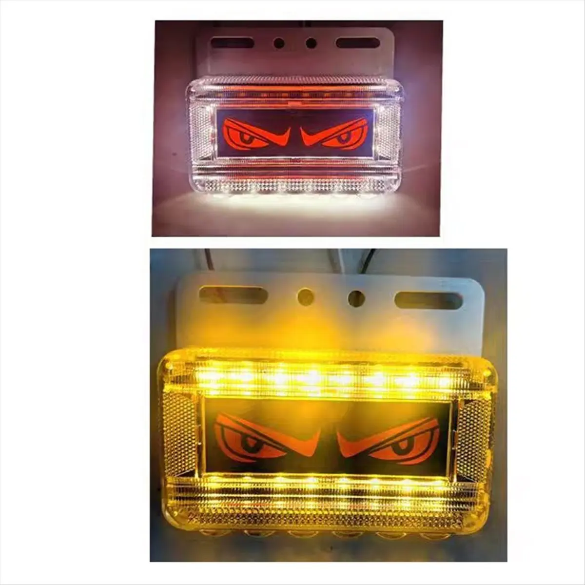 11.11Eye Side Marker Lights 12V-24V Truck LED Side Marker Lights Driving Safety Truck Light White