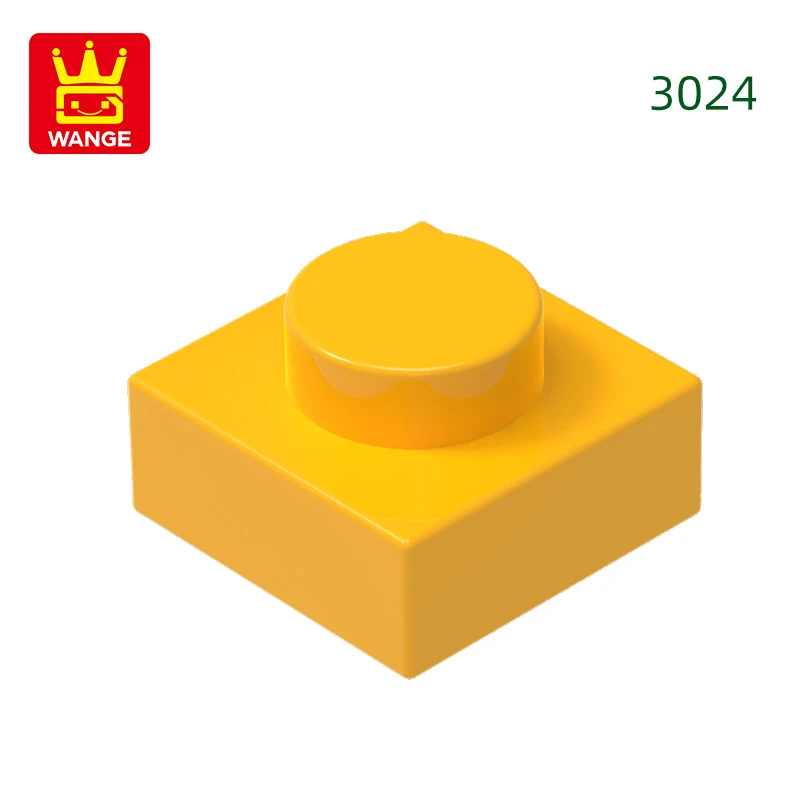 Wange 588Pcs/Lot 3024 1x1 Short 1-Hole Building Blocks Classic Base Parts Compatible with Bricks Children Toys Assembly Gift Box image 3