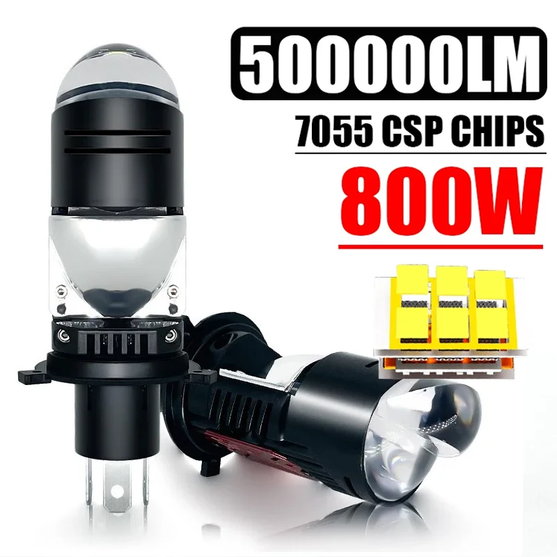 

CAMOTO Projector H4 Lens LED Car Headlight Bulbs 30000LM 300W CANBUS Turbo Auto Bulb H4 High Low Light Fog lamp bulb12V 24V