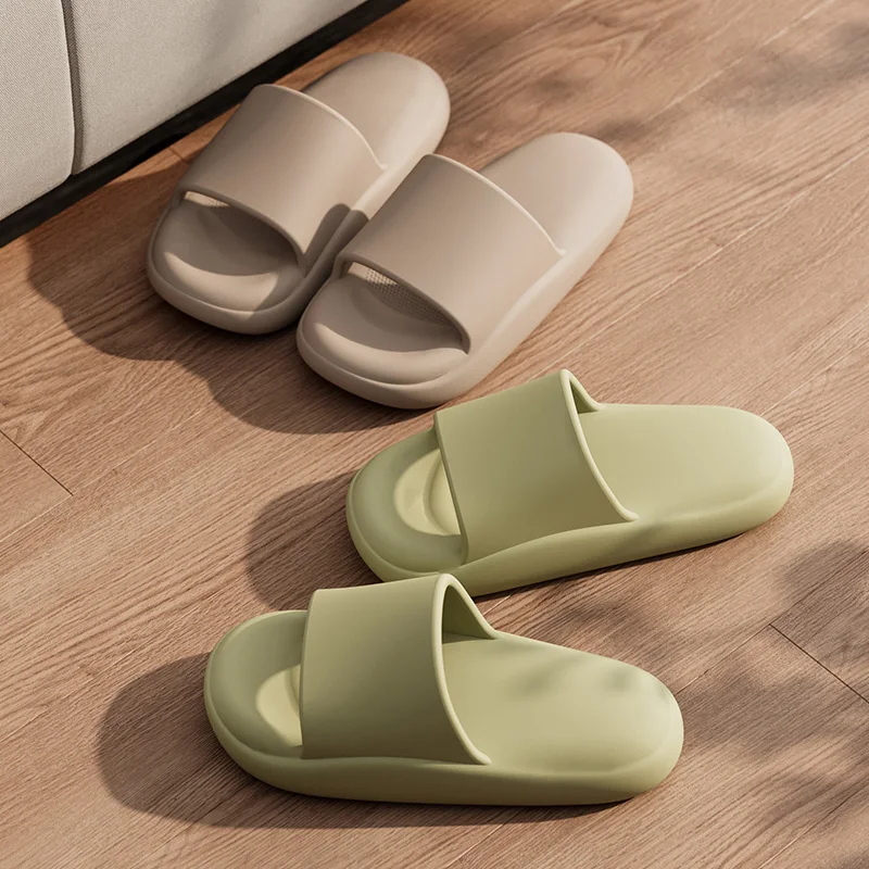 EVA-Hausschuhe für Damen und Herren, ideal für den Außenbereich, weich, bequem, mit dicker Sohle, rutschfest, für den Innenbereich, Badezimmer, als Paar. – Detail 17