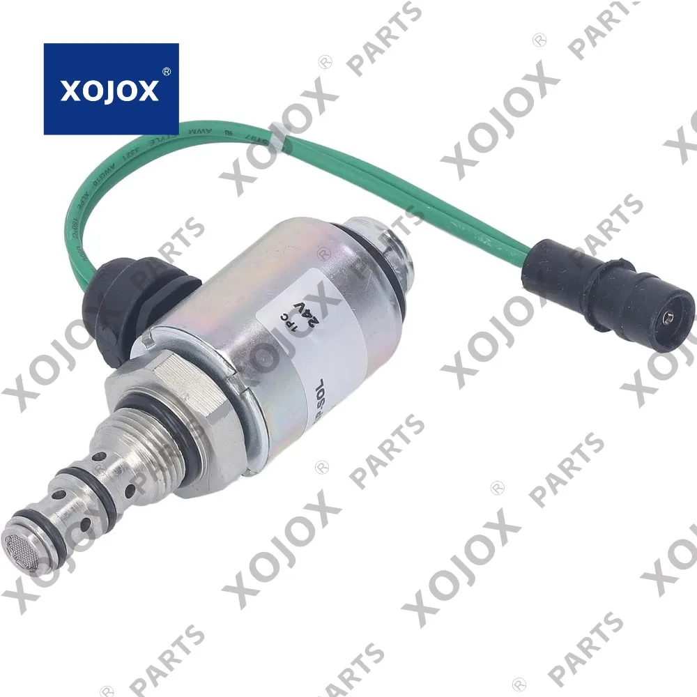 Conjunto de válvula solenóide XOJOX, substituição de grupo de válvula 458-2950 24V, conjunto solenóide de escavadeira para Caterpillar CAT 120H 120H N