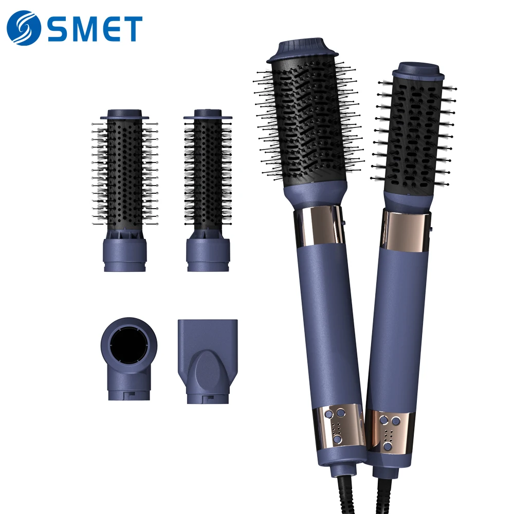 Factory Price Professional High Speed 110000 RPM  Hot Air Hair Dryer Brush One Step Hair Dryer Straightener Curler Comb Brush
