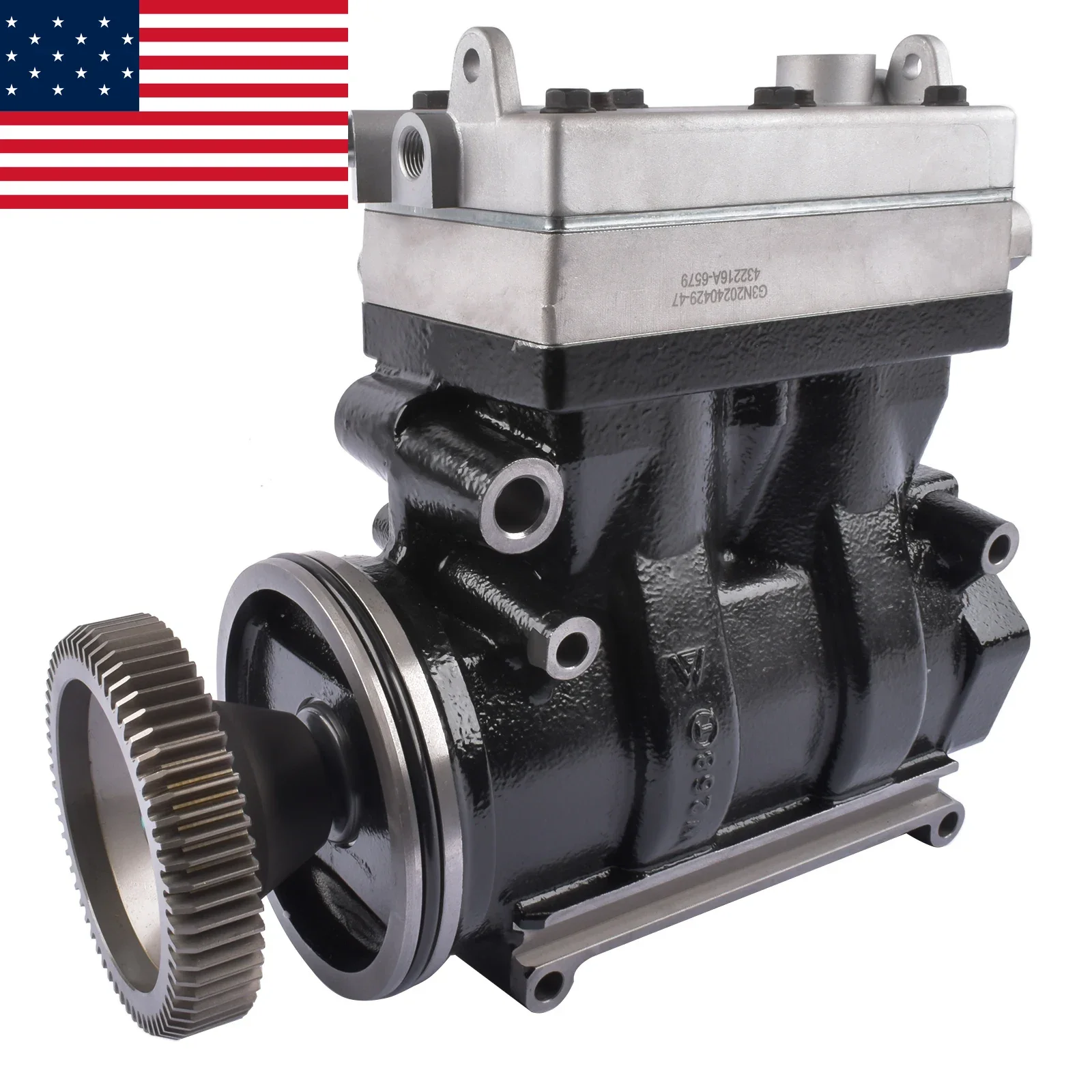 

AP03 Air Brake Compressor for Paccar 1977704 1977704PRX 9125181000 1805490