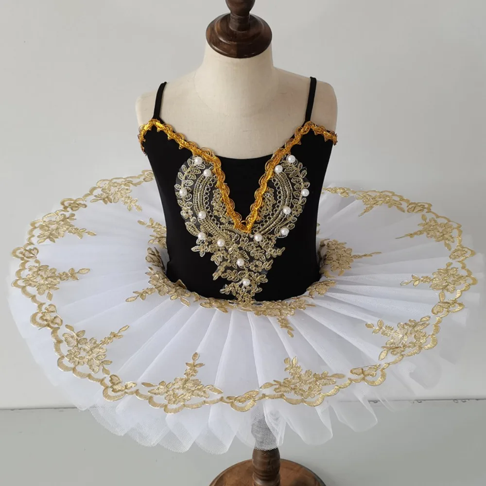 Leotards for Girls Dress Dance Wear Ballet Tutu Princess Children Clothing Stage Costumes Fairy Kids Clothes Performance Elegant