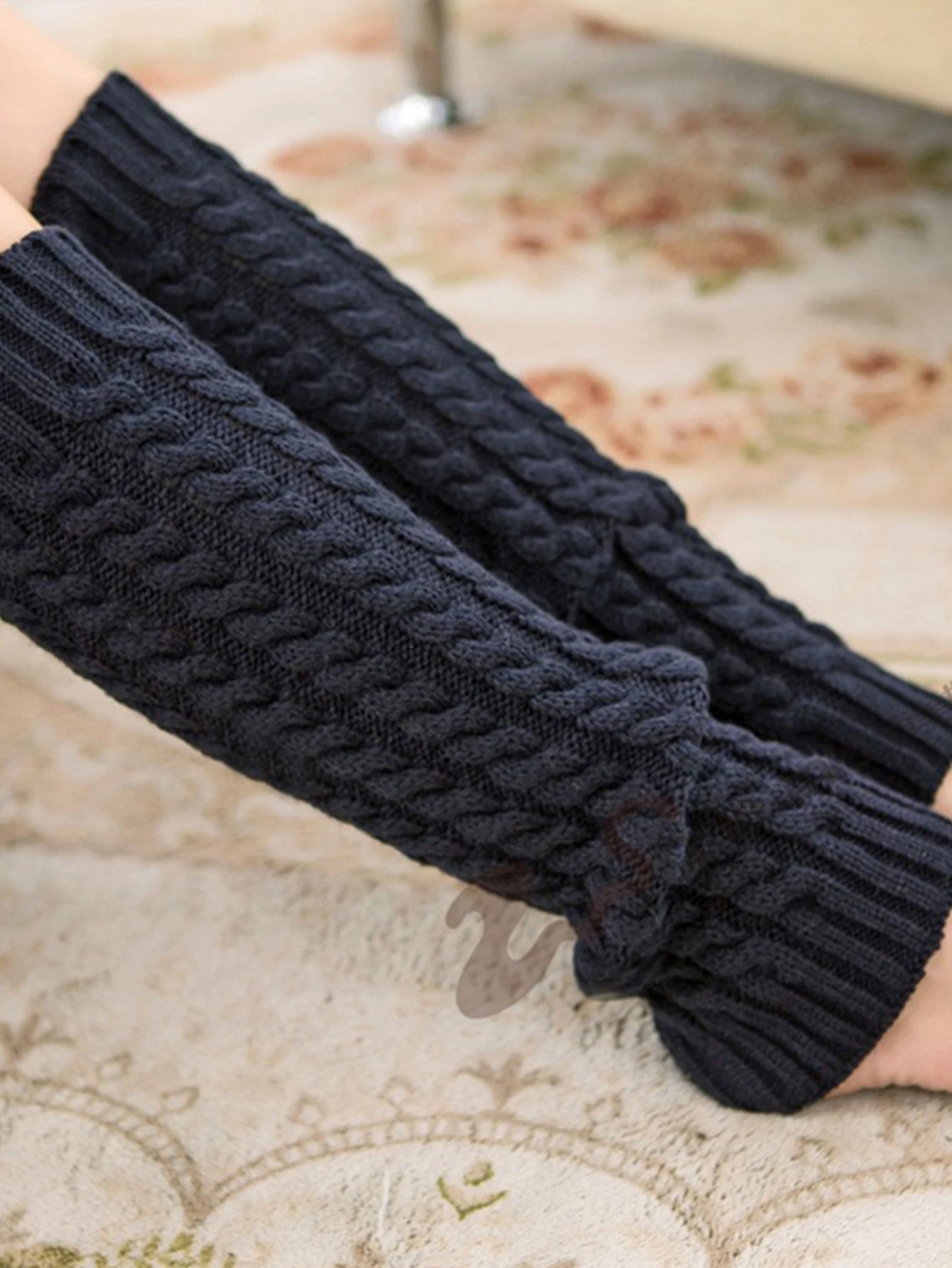 Autumn and winter leg warmers Leg warmers Korean version heaps knitted leg warmers