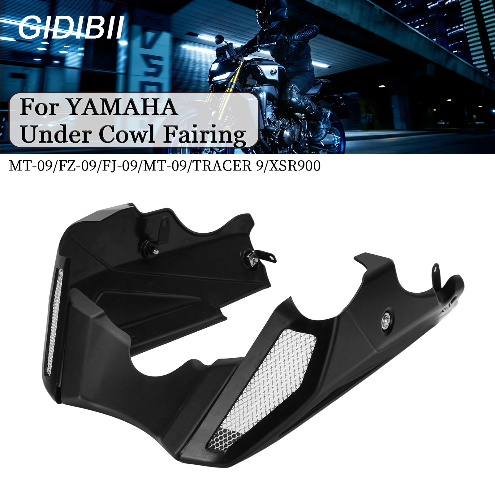 

Under Cowl Fairing Exhaust Shield Guard Belly Pan Kit Lower Fairing For YAMAHA MT-09/FZ-09/FJ-09/MT-09 TRACER/TRACER 9/XSR900