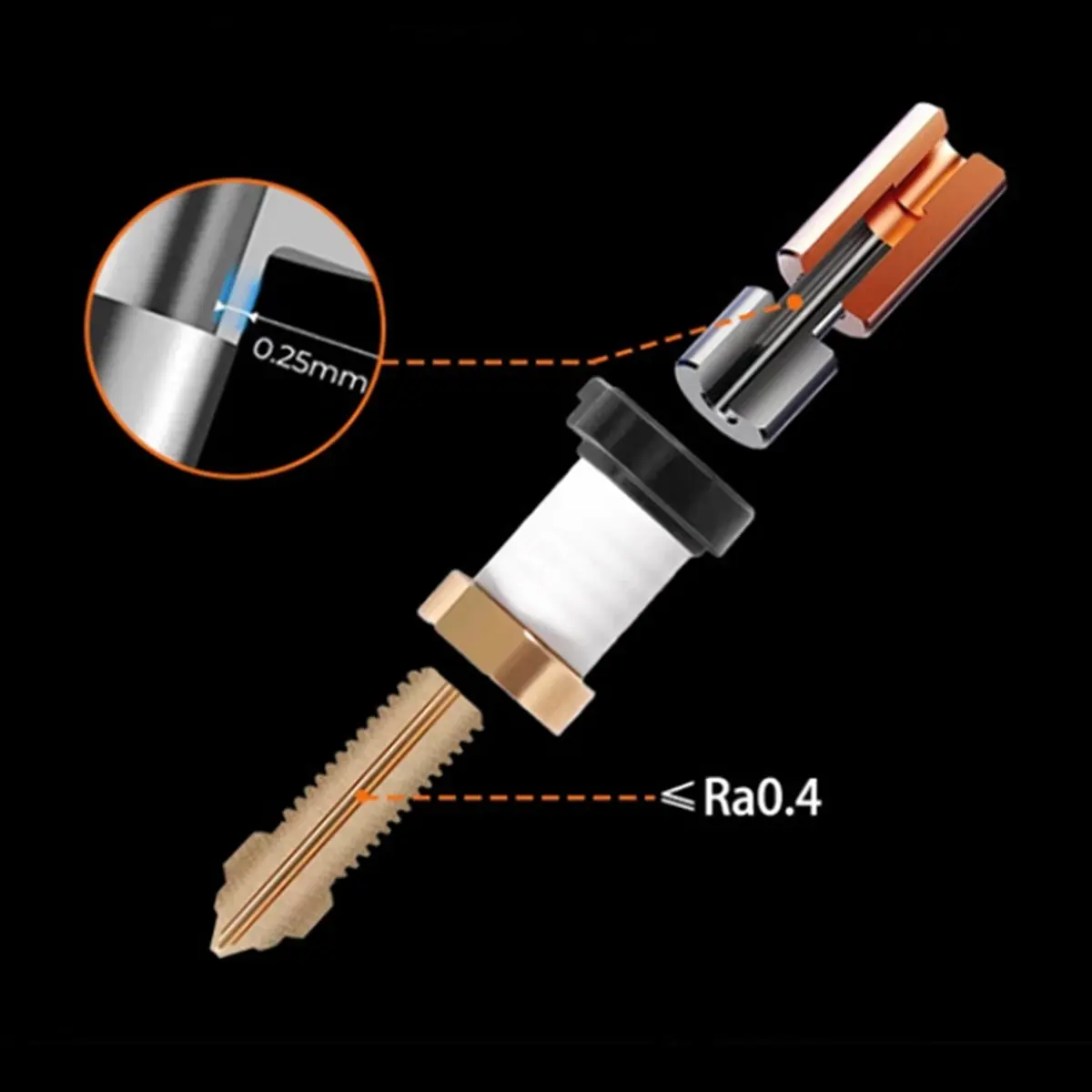 【Best Seller】For K1 / K1 Max Hotend Kit Ceramic Heating Block Nozzle 300°C Extruder High Speed for Hotend
