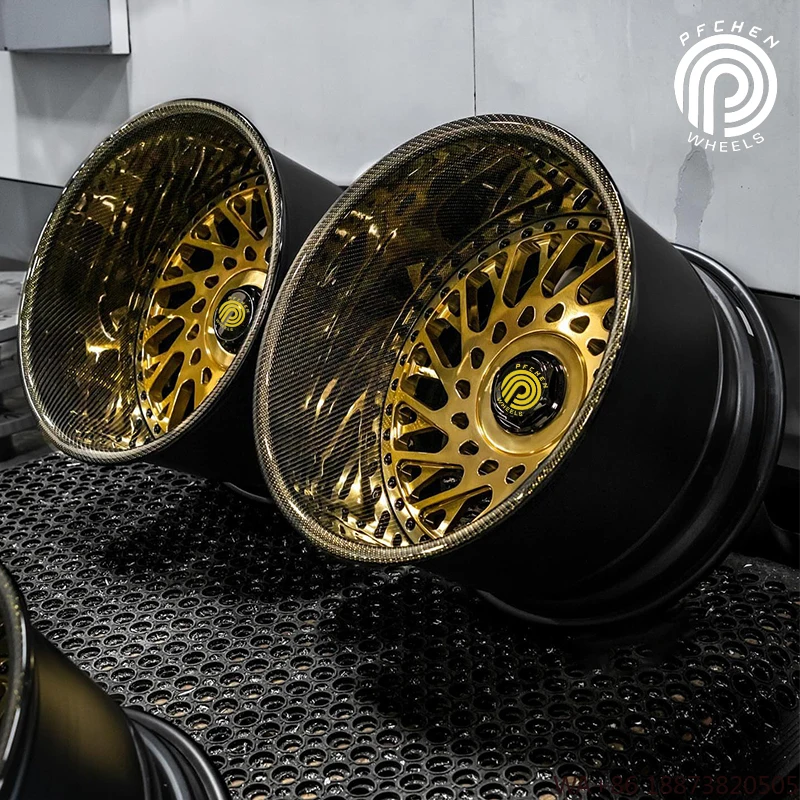 

Ultra Light 2-Piece Forged Carbon Fiber Wheels High Quality Concave Shape 19 20 Inch Rims New Condition