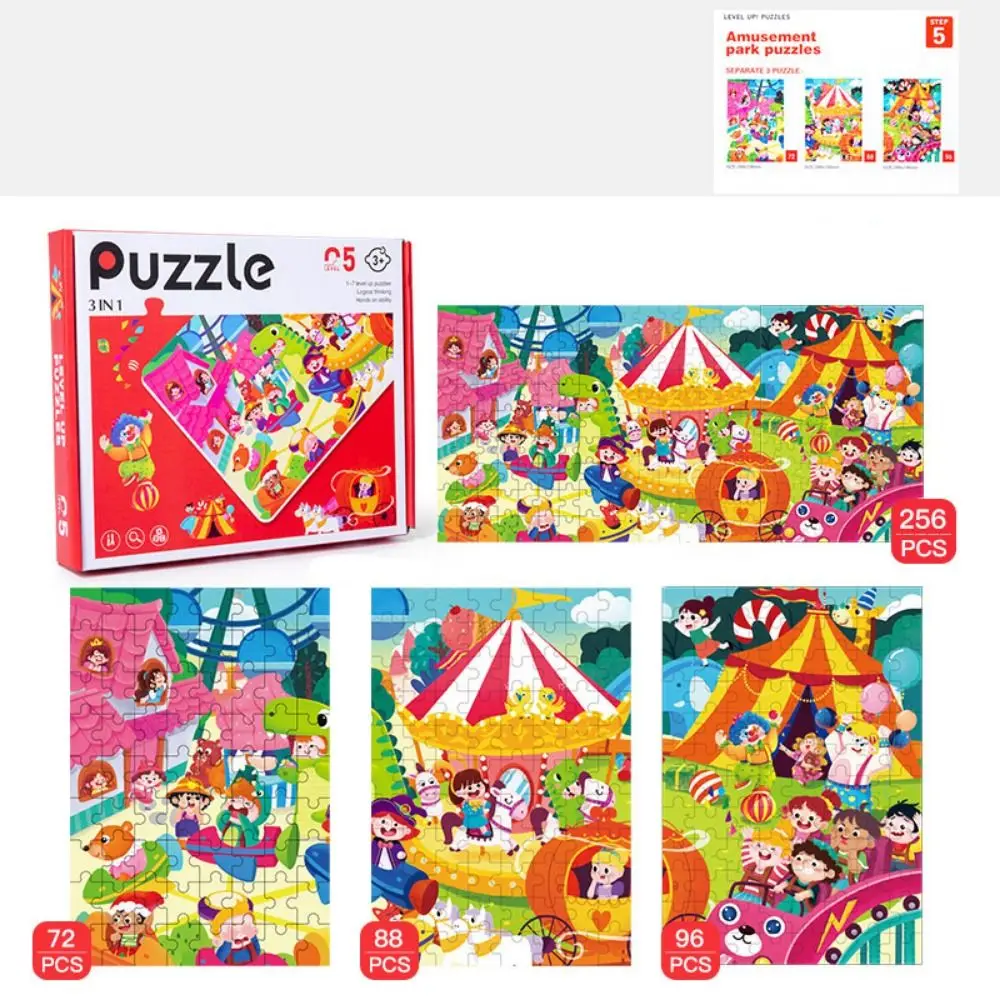 팬더 퍼즐 숲 동물 코끼리 홈 장식 만화 동물 퍼즐 DIY 장난감 빌딩 블록 숫자 퍼즐 어린이