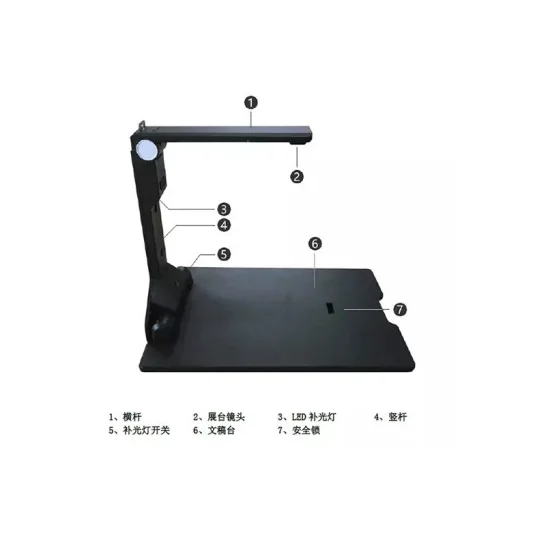 HZ-G7C high-definition network live streaming physical projector calligraphy and painting teaching shooting and recording high