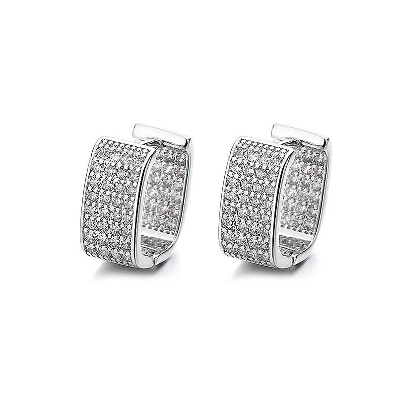 Shiny CZ Geometric Earrings 6