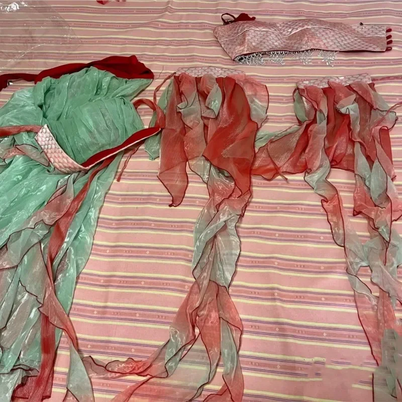 2025 new Travel photography clothing Hanfu koi dance costume Western exotic wind costume