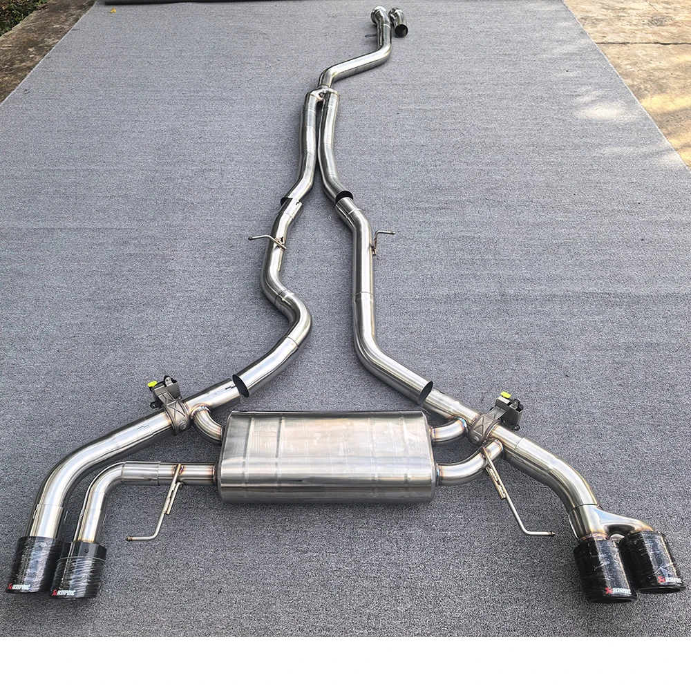 X3 M40i Valvetronic Exhaust Catback for G01 X3 G02 X4 M40i B58 3.0T Valved Exhaust System Remote Controller
