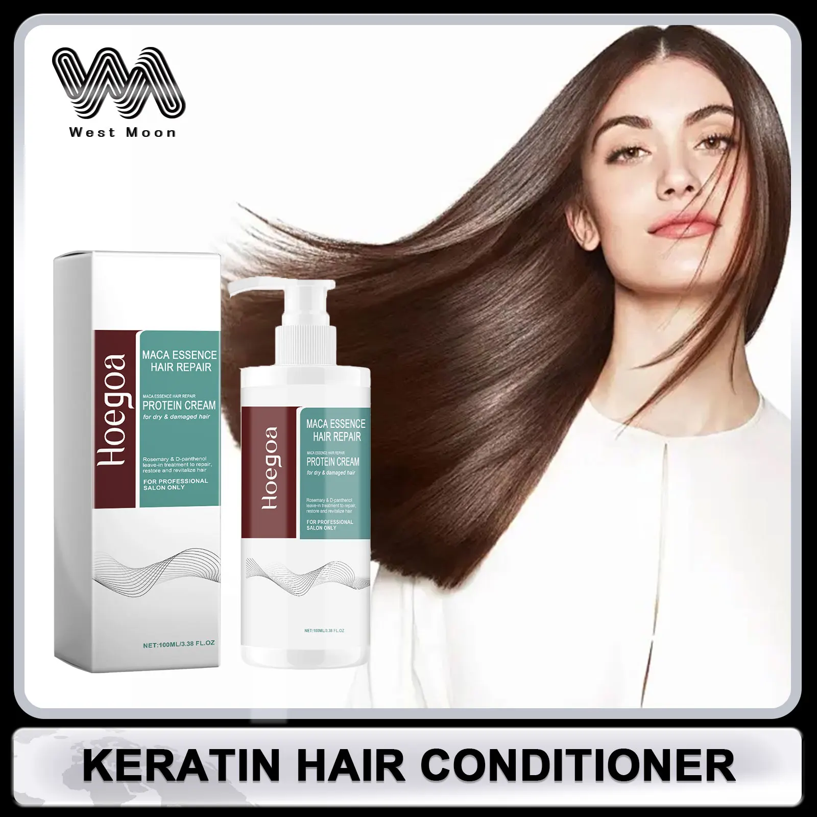 

Keratin Hair Conditioner Deep Hydration for Hair Damaged Repairing Anti Frizz Dryness Nourish Smooth Strengthen Silky Hair Care