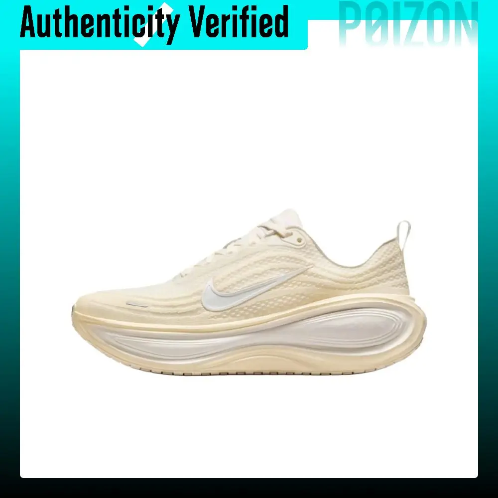 Nike Vomero Plus Breathable Reflective Rebound ZOOMX Casual Training Running Shoes Women's Beige White HV8154-105