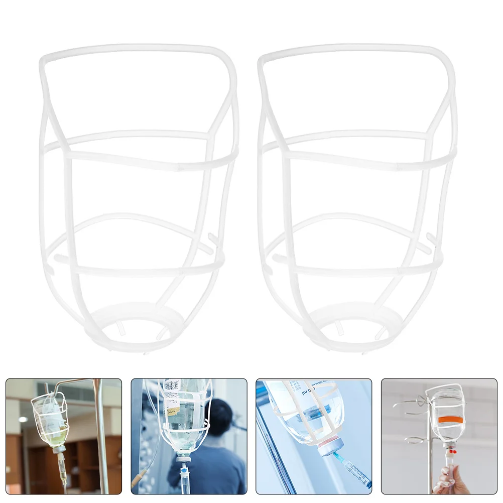 

10Pcs Infusion Hanging Net Durable Plastic Bottle Cover Hospital Saline Bottle Hanger Infusion Rack Parts Hanging Net Pole