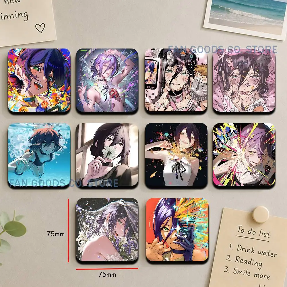 

Anime R-Reze Fanart Cute Cartoon Anime Refrigerator Magnets Soft Magnetic Heat Transfer Refrigerator Magnets Gift