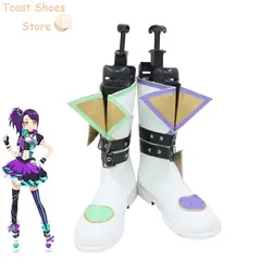 Anime Pripara Todo Sion Cosplay buty PU skórzane buty karnawałowe Halloween rekwizyt Cosplay rekwizyt kostiumowy