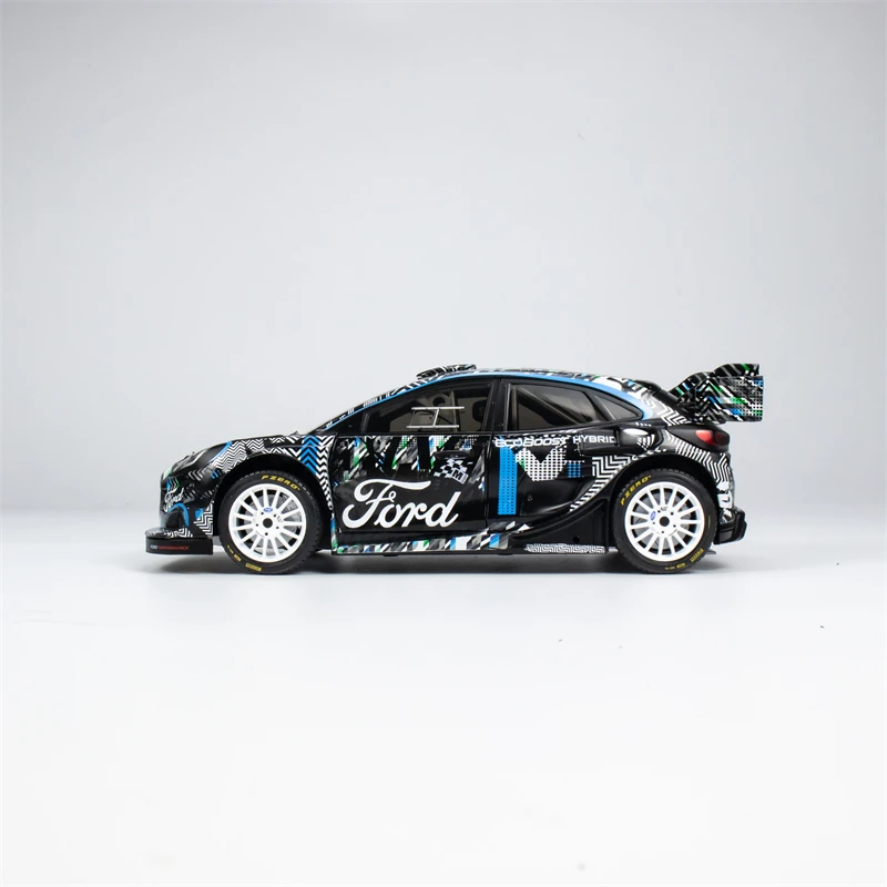 Solido 1:18 Ford PUMA RALLY1 HYBRID BLACK Collection die cast alloy car model decoration gift