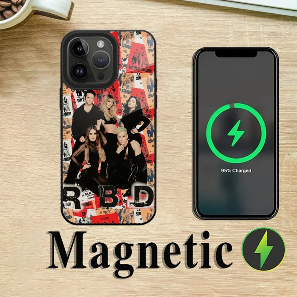 RBD Rebelde Phone Case For iPhone 15,14,13,12,11,Plus,Pro,Max Mini Magsafe Magnetic Wireless Charging