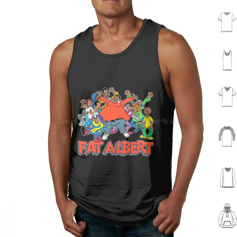 Fat Albert-Limited Edition Perfect Gift Tank Tops Vest Sleeveless Fat Albert Cartoon Saturday Morning 1970s 70s Idea Quote