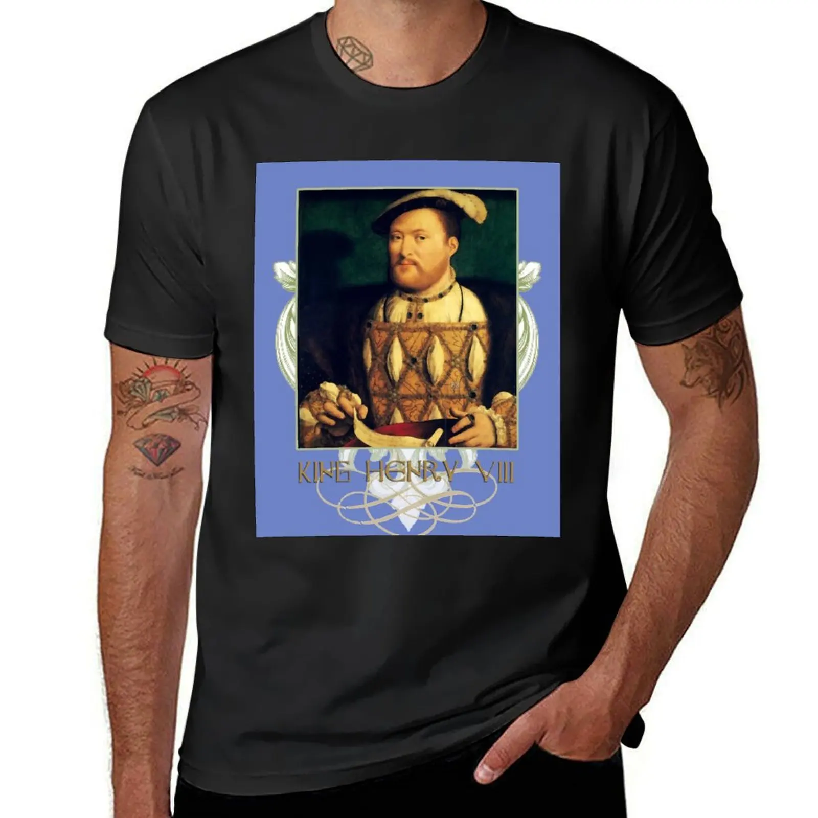 Henry Eight, King of England by ACCI T-Shirt customs design your own heavyweights mens vintage t shirts