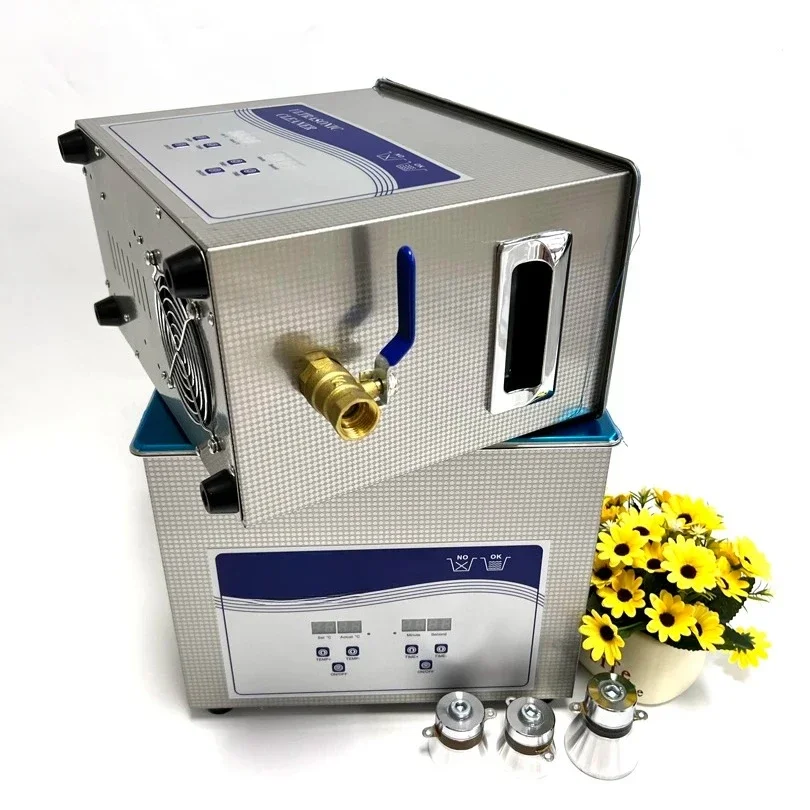 4L Digital Ultrasonic Cleaning Machine Industrial Cleaner Equipment Precision Cleaning Timer Power Display