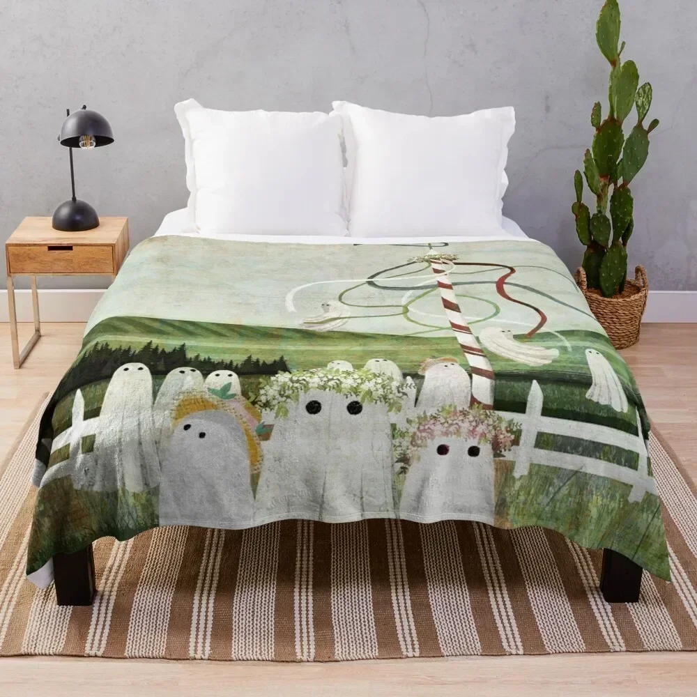 

May Queen Throw Blanket Plaid Weighted christmas decoration for babies Blankets