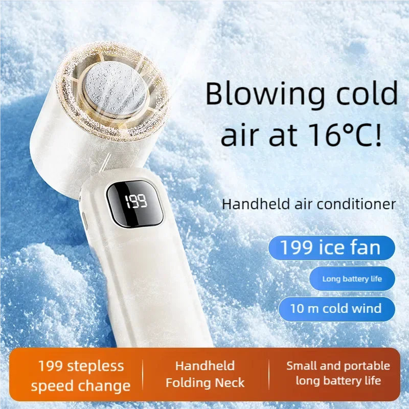 Xiaomi Youpin 扇風機ポータブルターボファン充電式冷却ハンドヘルドデスクトップ兼用エアコンキャンプファン新