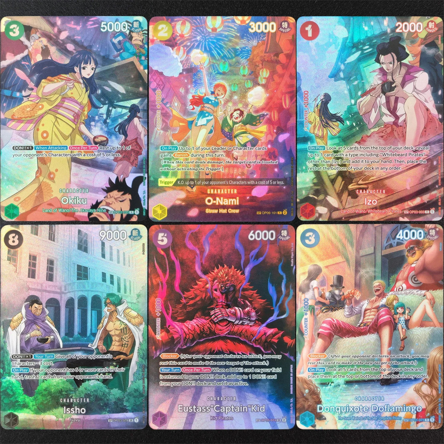 issho one piece tcg deck OP03-078 :: Super Rare Card :: OP03: Pillars of Strength 9000 [DON Admiral Issho EB-04 Art -