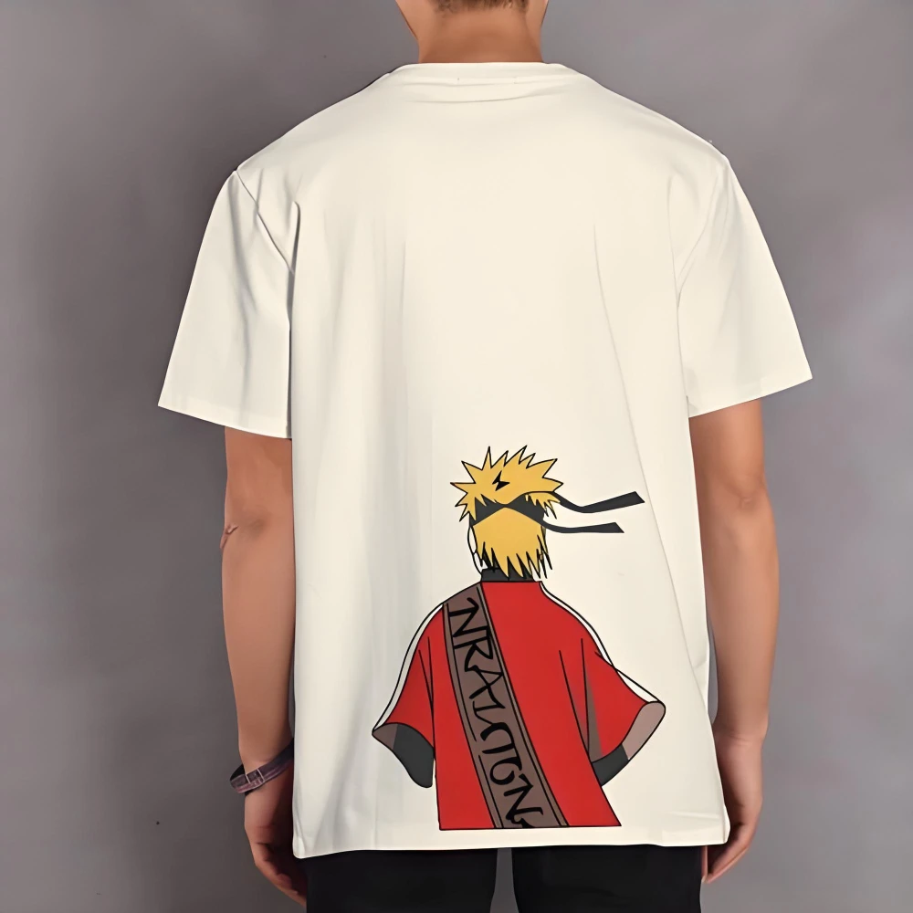 2026 verão anime japonês naruto hatake kakash uzumaki naruto akatsuki camiseta de manga curta, adequado para homens e mulheres