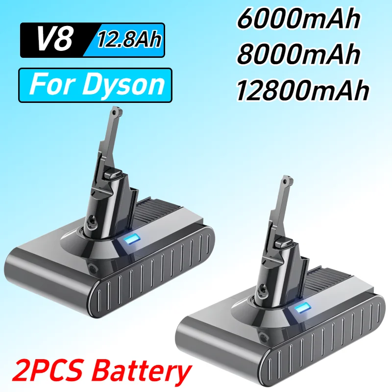

For Dyson V8 Absolute Handheld Vacuum Cleaner for Dyson V8 SV10 Battery 21.6V 6000mAh Replacement Battery