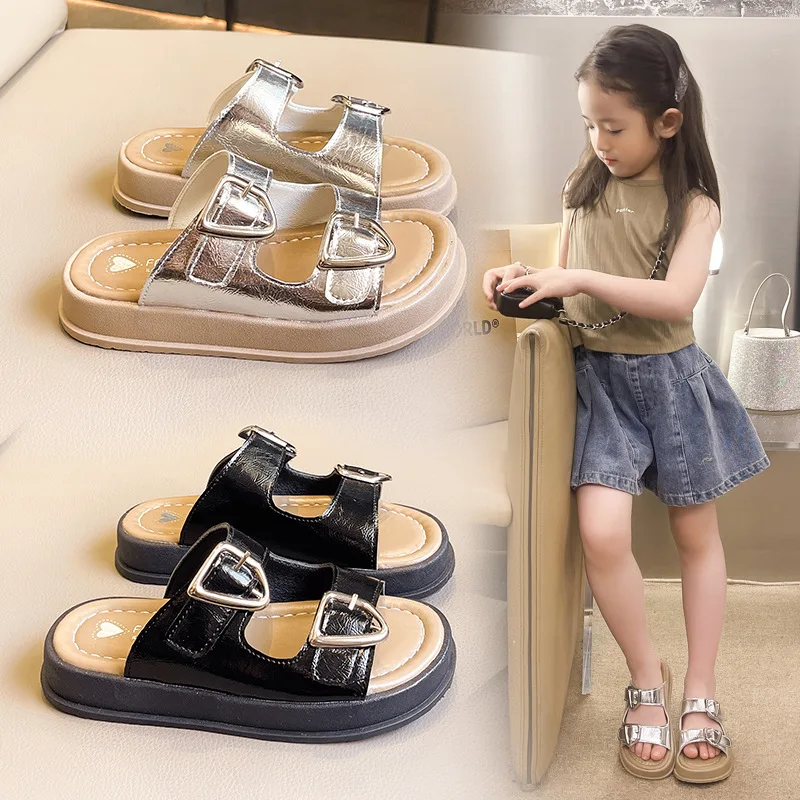 夏子供サンダル女の赤ちゃん幼児ソフトノンスリッププリンセスシューズ子供キャンディゼリービーチシューズ男の子カジュアルローマンスリッパ