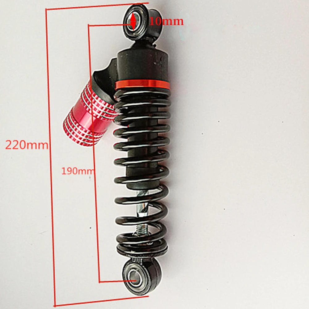 180 190 mm Shock Suspension Bumper Spring Shock Absorber Parts Rear Shock For Electric Scooter Citycoco Vehicle