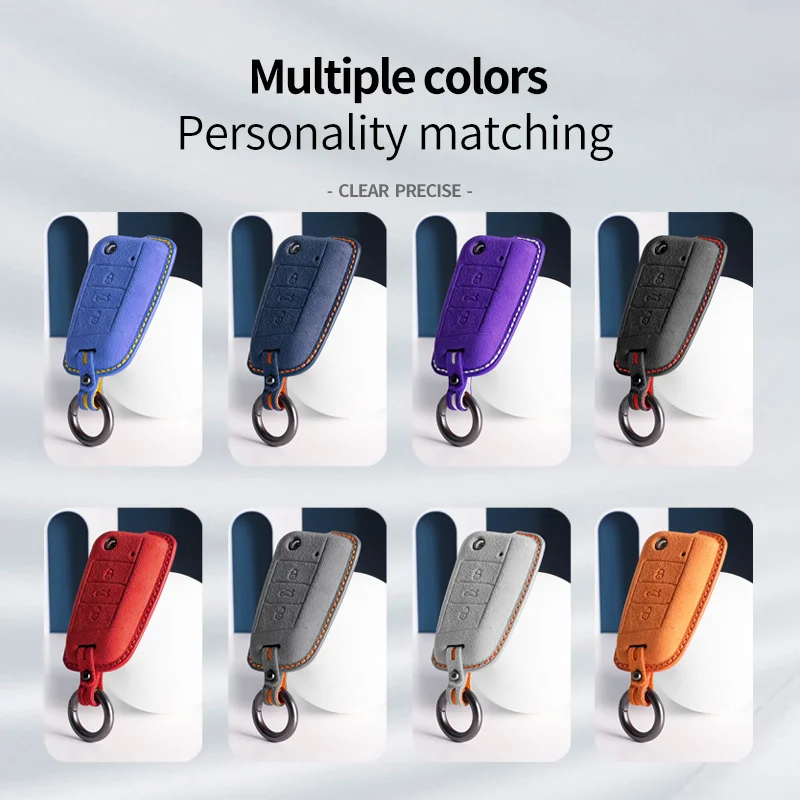 

Car Key Case Cover Shell Keychain For Volkswagen VW Golf 7 ALLTRACK MK7 2016 2017 Skoda Octavia A7 SEAT Protectors Accessories