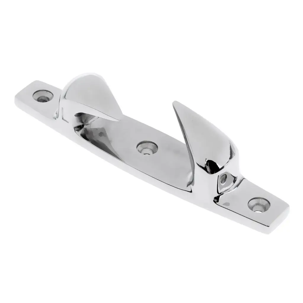 High Strength Stainless Steel Fairlead Cleat Chock Rope Cleat Dock Sailing Marine Boat Tough &