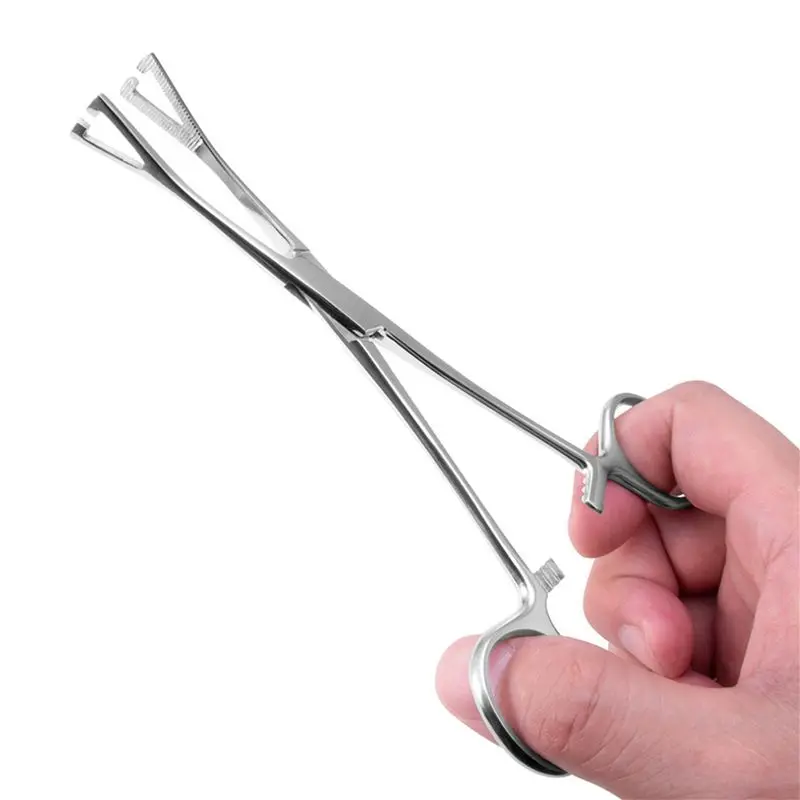 Eco-Friendly-3X Triangle Opening Plier Clamp Piercing Forcep Tool Stainless Steel Body Piercing Plier Body For Ear Lip Nose