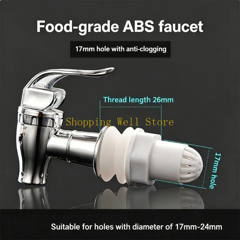 KX4B 2Pieces Modern Beverage Faucets Installation Ready For 17Mm Wall