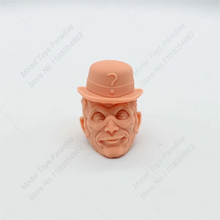 نحت رأس ريدلر غير مصبوغ ، جندي ، شرير خارق ، بن كاري ، موديل أبيض ، 6 "، مل ، SHF ، جسم شكل حركة ،