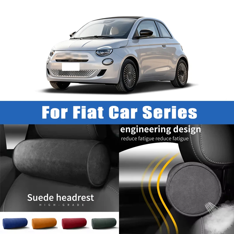 

Top Quality Car Headrest Neck Support Seat Soft Neck Pillow Breathable For Fiat 500 Panda Tipo Ducato Doblo Fiorino Palio Siena
