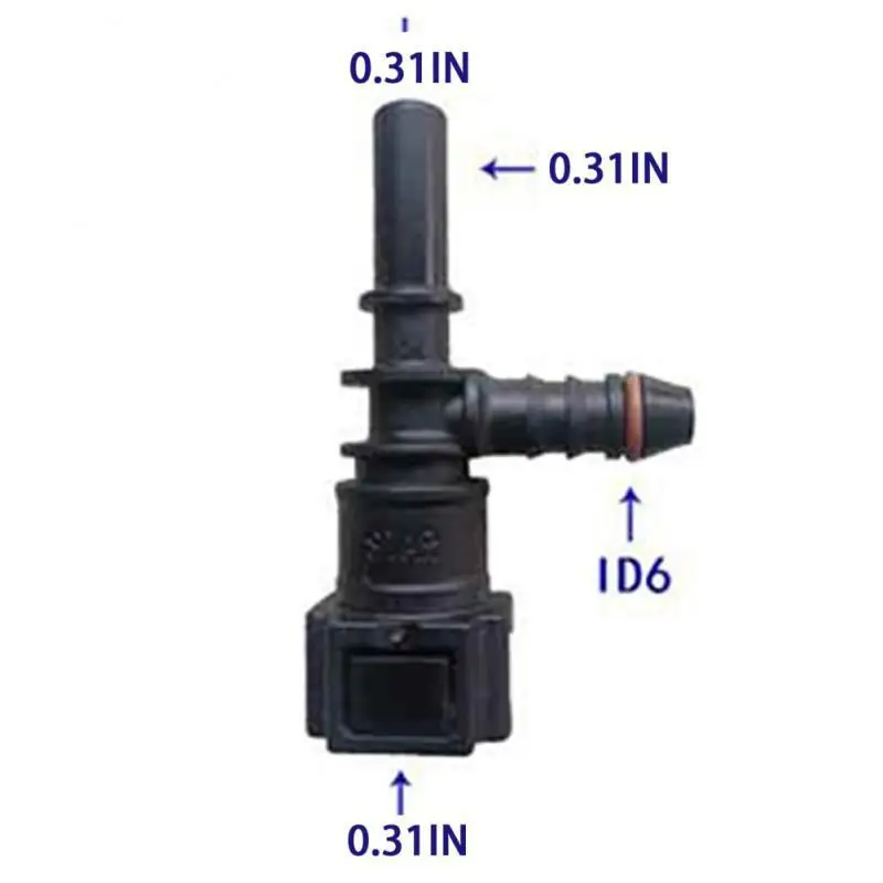 나일론 오토바이 호스 커플러 퀵릴리즈 어댑터 연결 도구, 자동차 연료 호스 라인 커넥터, 자동차 액세서리, 7.89 ID6 커플러