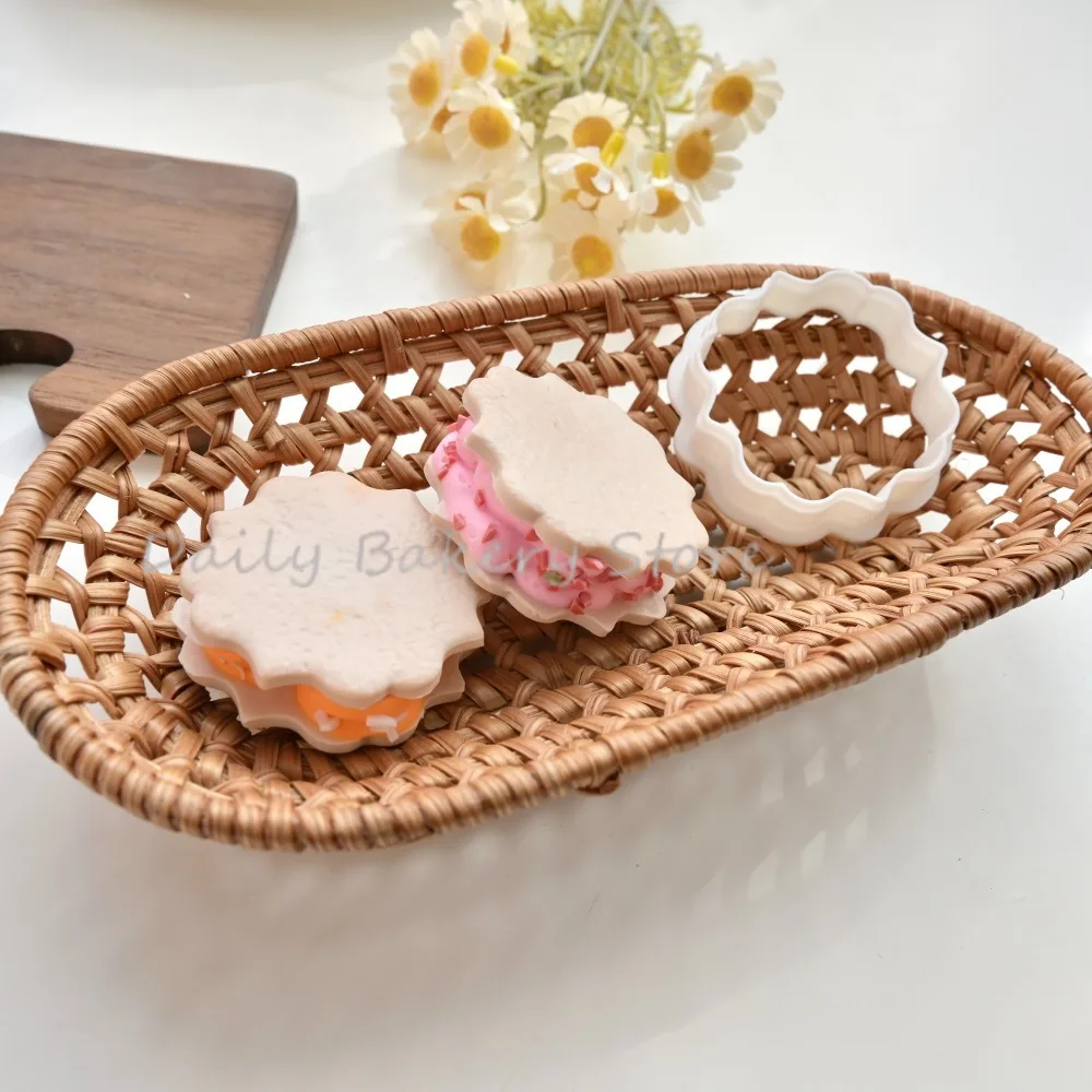 Molde para Galletas de Trébol de Cuatro Hojas DIY, Cortador de Galletas de Trébol de Cuatro Hojas, Sello para Fondant, Cortador de Galletas, Herramienta para Hornear Repostería