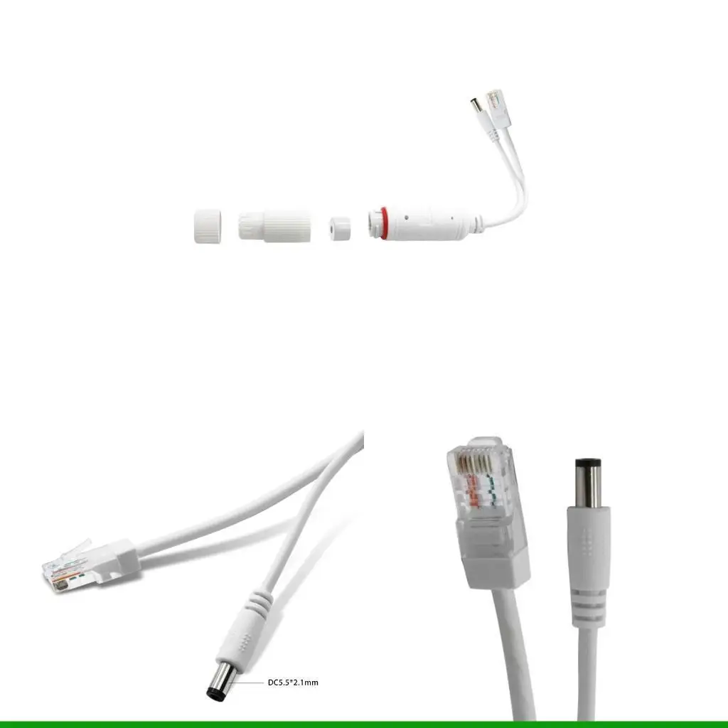 

U55C Водонепроницаемый разветвитель PoE, 48–12 В, совместимый со стандартом IEEE 802.3af 10/100 Мбит/с для IPCam