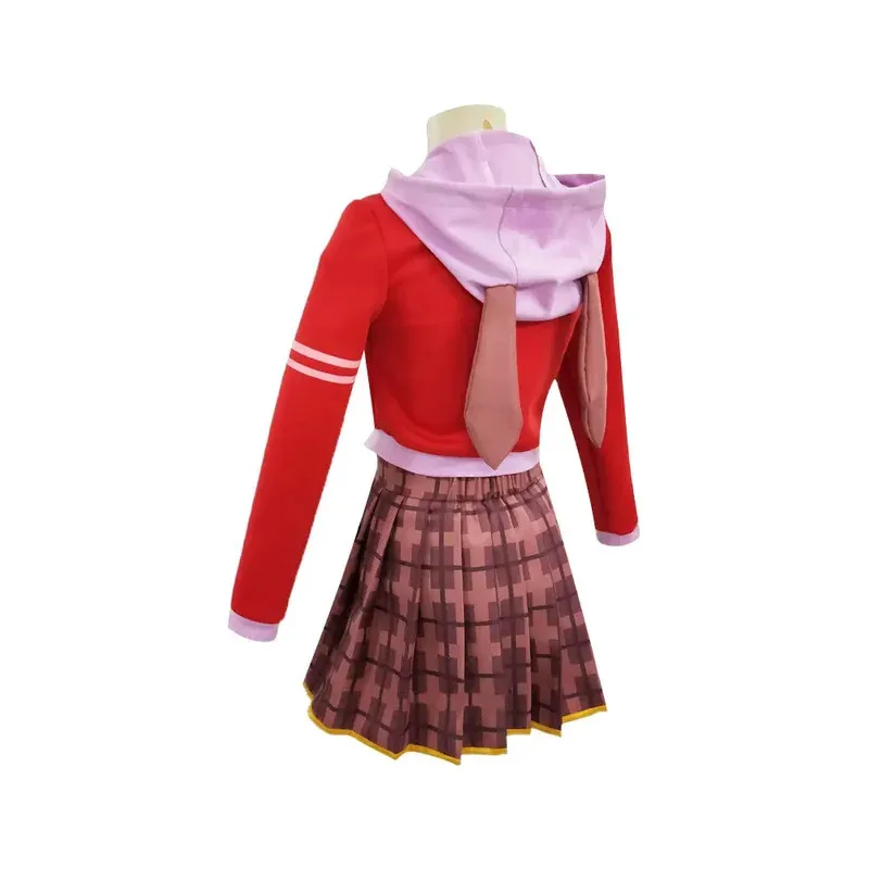 Disfraz de Cosplay de Fate/Apocrypha Astolfo para hombre y mujer, juego de rol diario de Halloween, traje encantador y fresco, peluca rosa, falda superior roja, traje completo