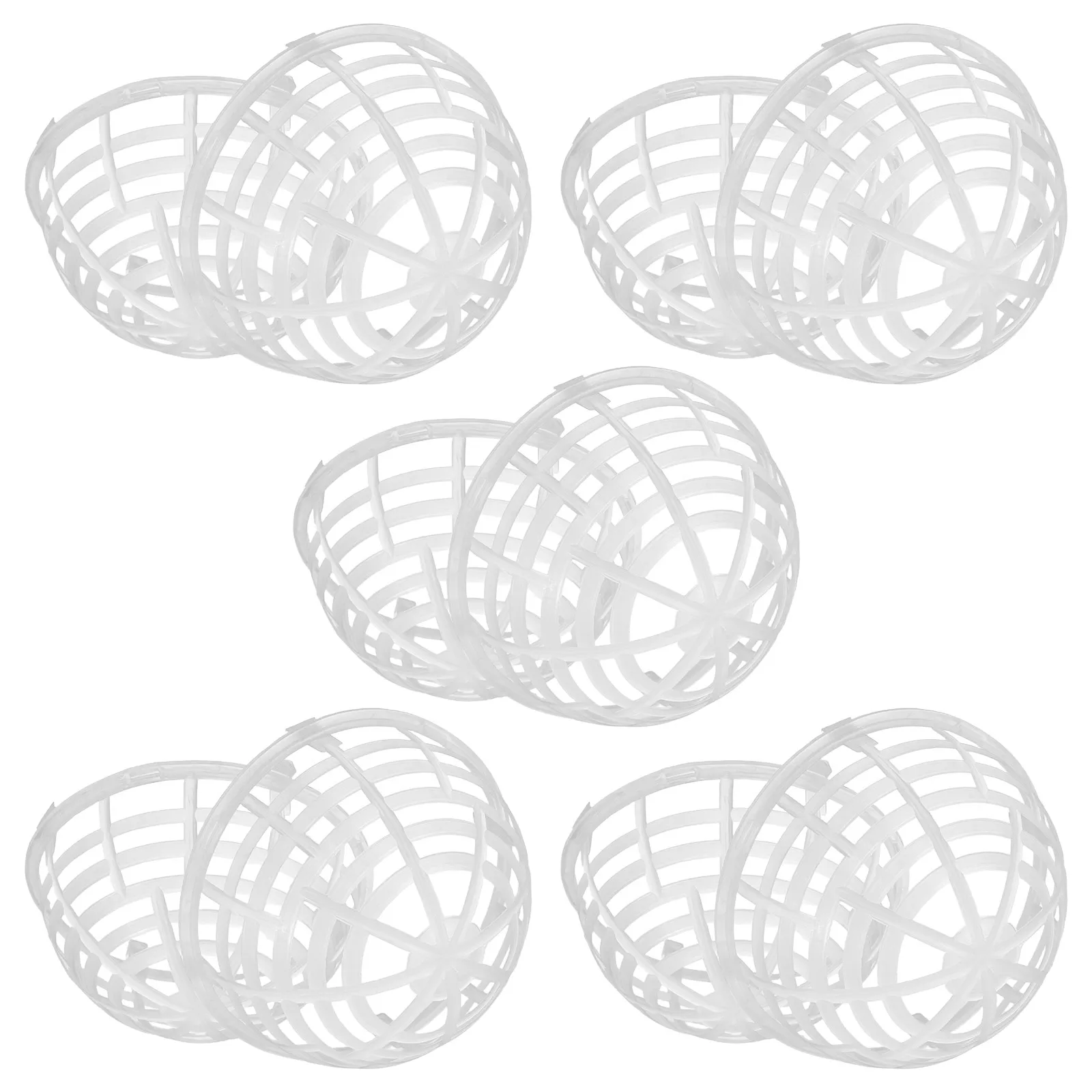 

10pcs Staghorn Fern Planting Cover 12Cm Mesh Hemispherical Water Plant Suspension Holder For Aquarium Moss Ball Fish Tank