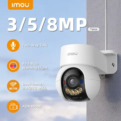 IMOU Talos 3/5/8MP 2K/3K/4K Two-way Talk AOR Mode Smart Full-Color Smart Tracking Dual Brand wifi 6 Outdoor Security IP Camera
